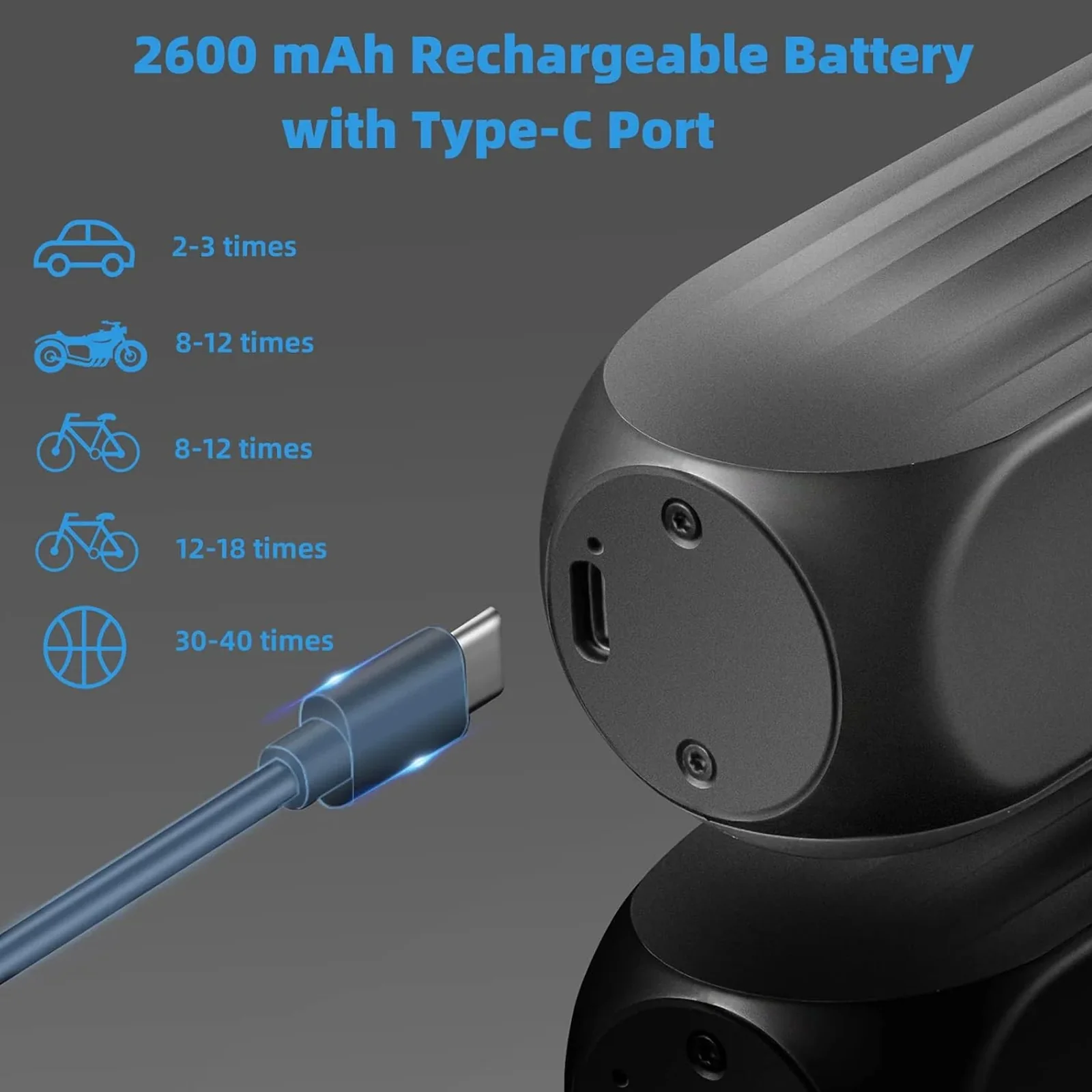 Electric Bike Pump 150PSI Night-Ready LED Light A10 - Image 7