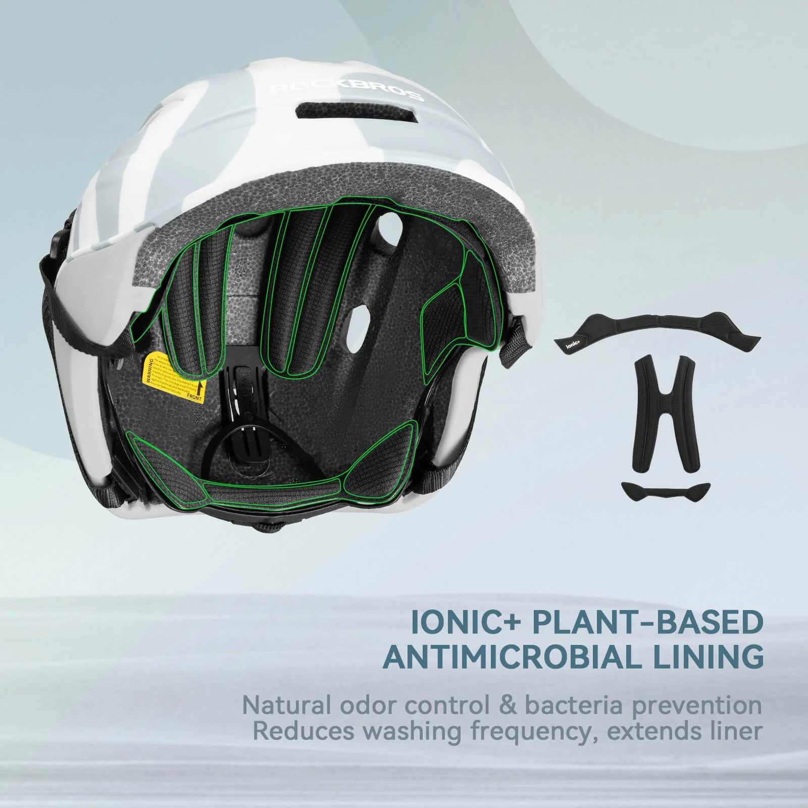 ROCKBROS Kids' Bike Helmet with Tail Light Mounting Option - Image 18
