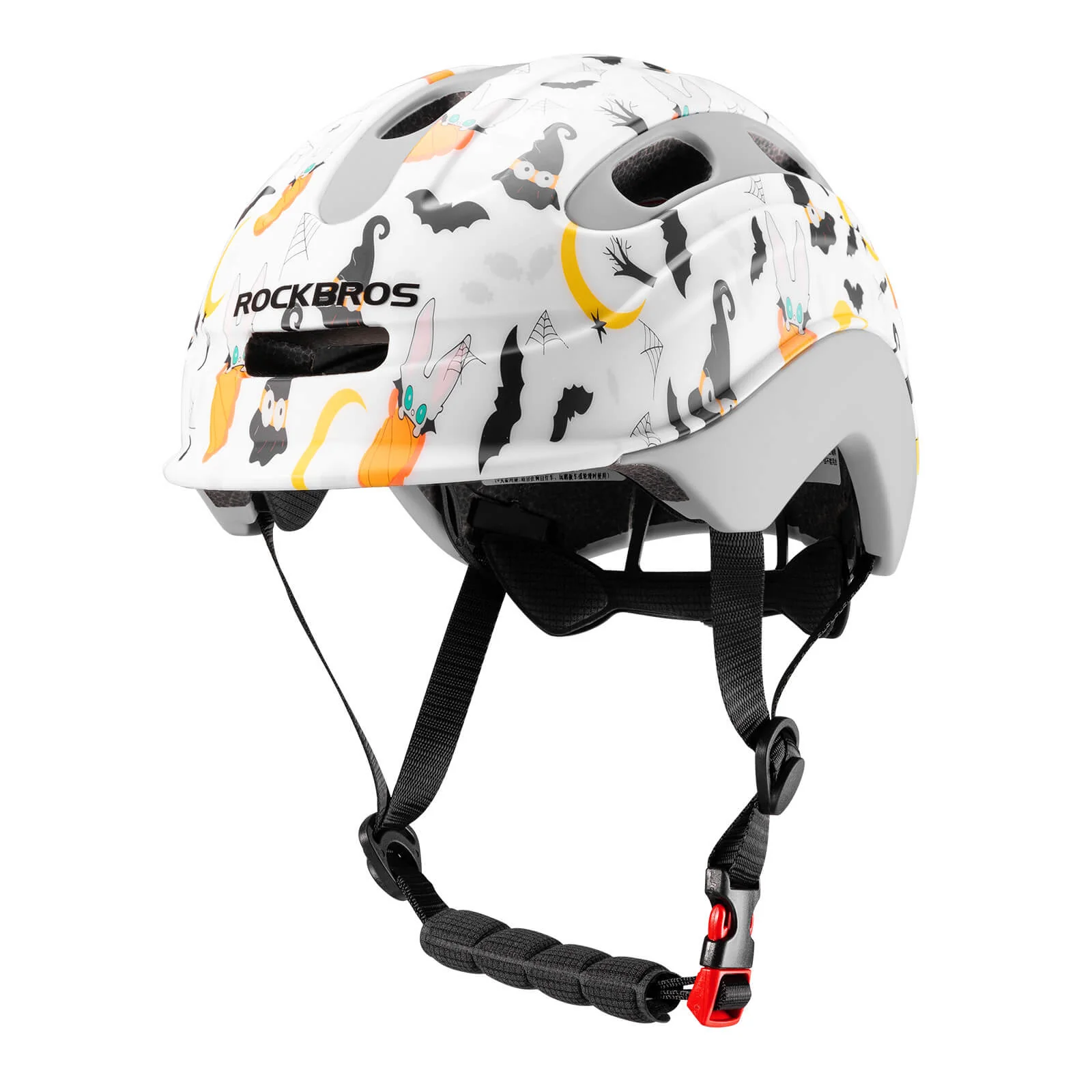 ROCKBROS Kids' Bike Helmet with Tail Light Mounting Option - Image 2