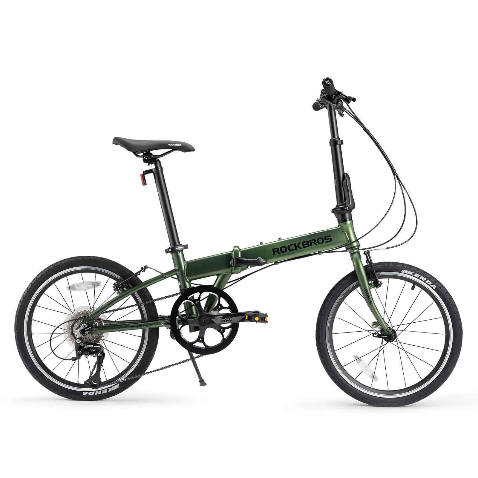 ROCKBROS MBS 20 Inch Folding Bike Aluminum Alloy 8 Speed 11-32T Cassette V Brake - Image 15