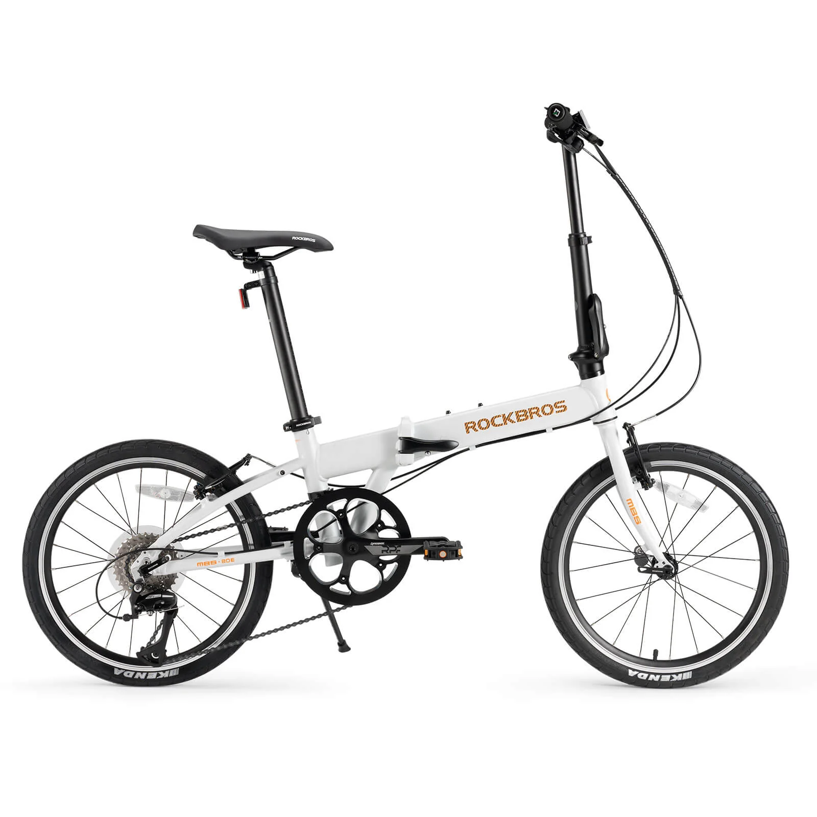 ROCKBROS MBS 20 Inch Folding Bike Aluminum Alloy 8 Speed 11-32T Cassette V Brake - Image 9