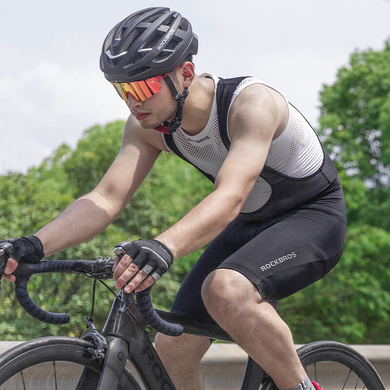 ROCKBROS Men's Cycling Bib Shorts with 3D Padding - Image 2