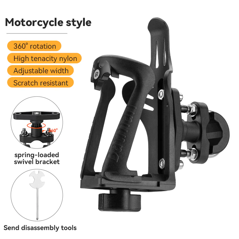 ROCKBROS Motorcycle Bottle Mount Holder Bicycle Water Bottle Cage MTB Road Bike Kettle Bracket - Image 8
