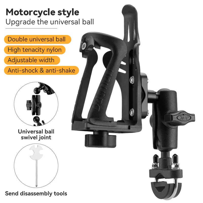ROCKBROS Motorcycle Bottle Mount Holder Bicycle Water Bottle Cage MTB Road Bike Kettle Bracket - Image 9