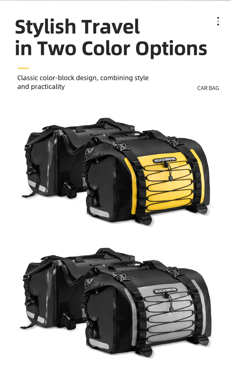 ROCKBROS Motorcycle Pannier Bags in Various Colours - Image 13