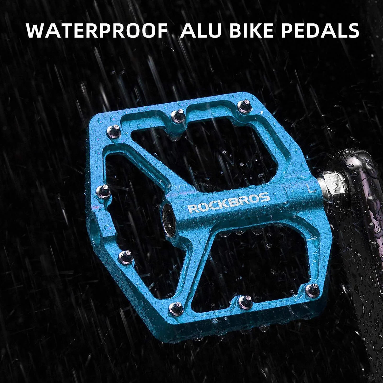 ROCKBROS Ultra Lightweight Flat Bike Pedals in Various Colours (Pair) - Image 10