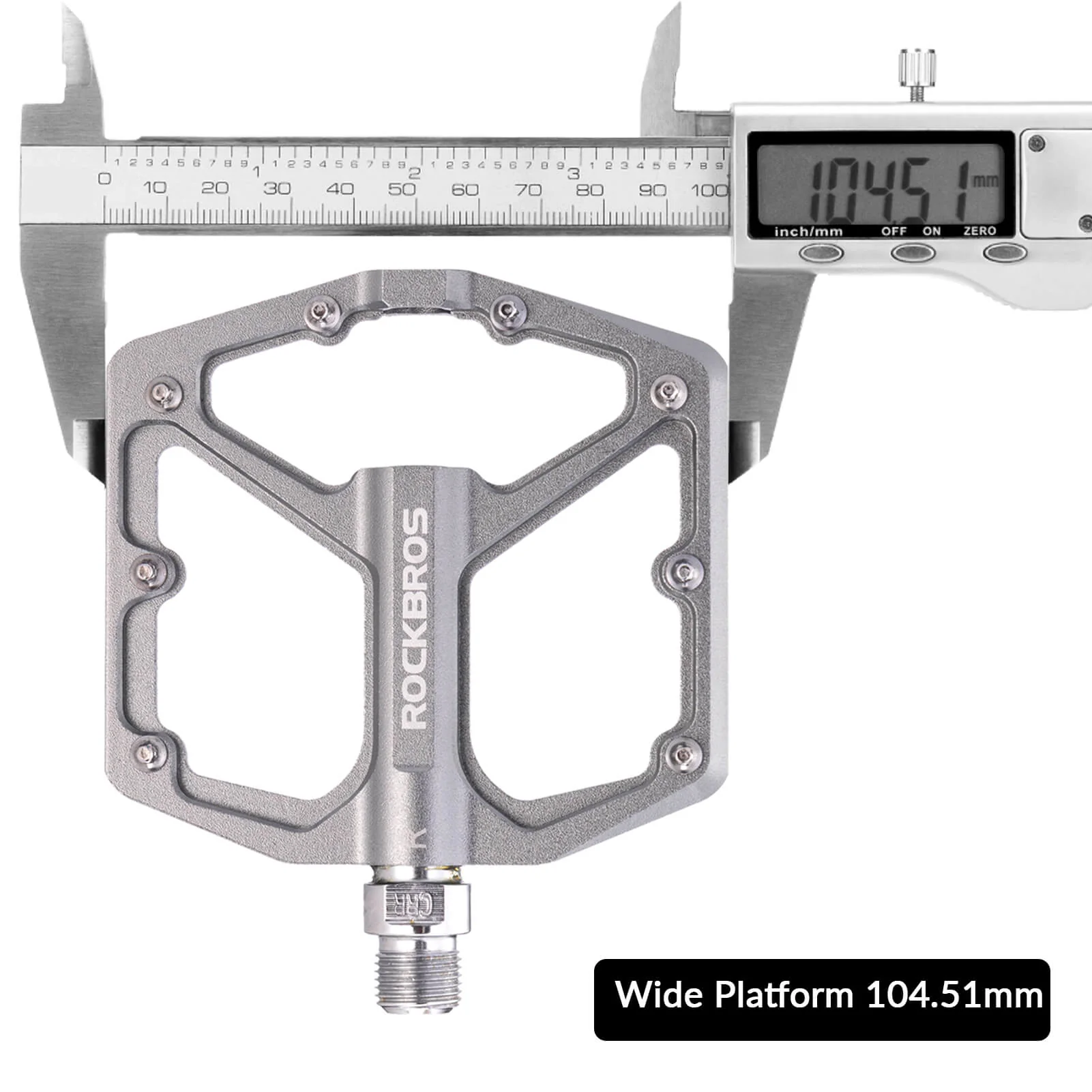 ROCKBROS Ultra Lightweight Flat Bike Pedals in Various Colours (Pair) - Image 34