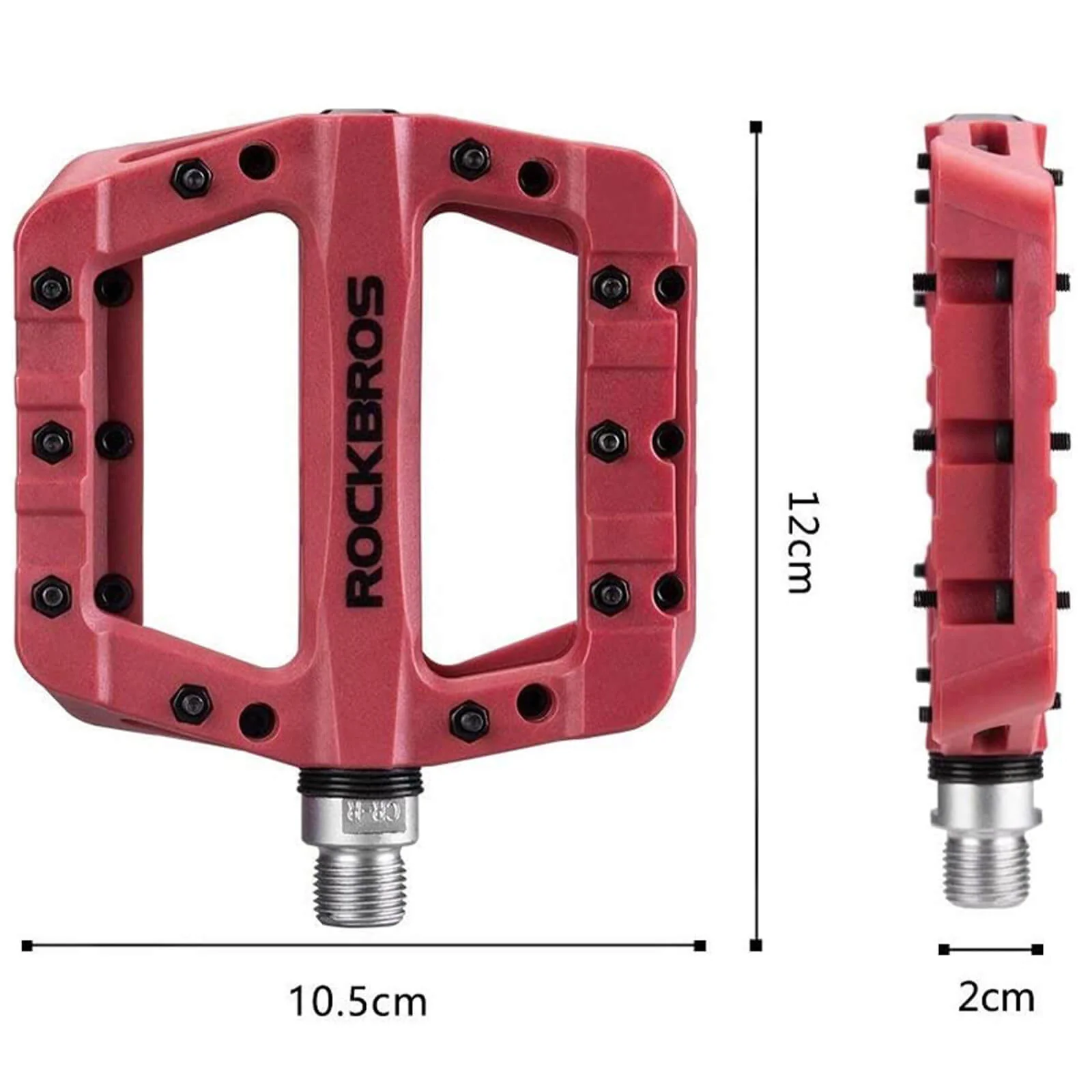 ROCKBROS Lightweight Bike Pedals in Various Colours (Pair) - Image 6