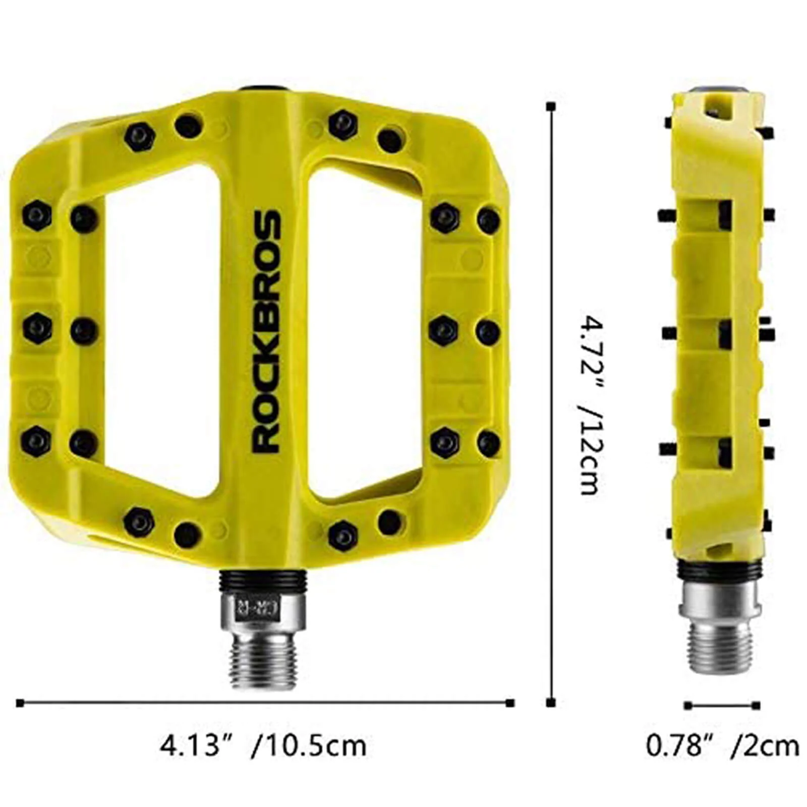 ROCKBROS Lightweight Bike Pedals in Various Colours (Pair) - Image 9