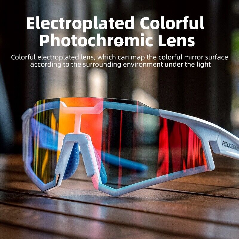 Photochromic Cycling Sunglasses outdoor Sport UV400 - Image 15