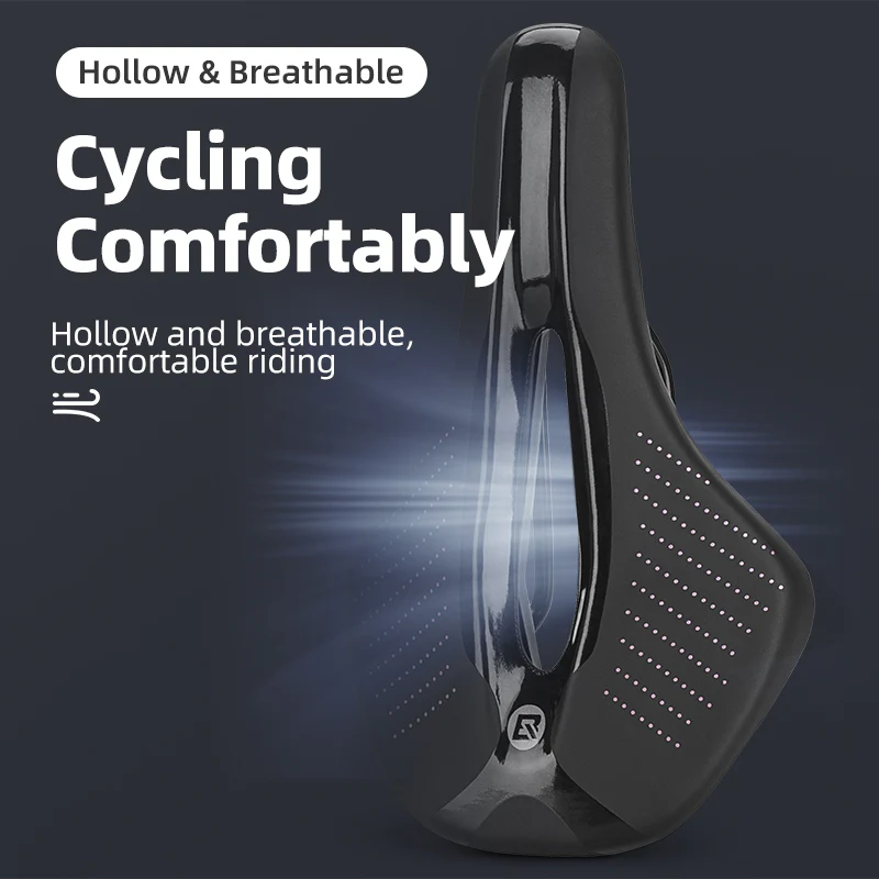 ROCKBROS Cycling Bicycle Saddle MTB Road Bike Seat Hollow Comfort Cushion - Image 2