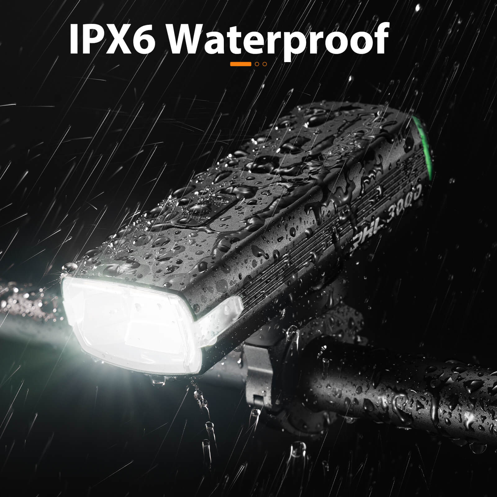 Bike Front Light 3000LM Waterproof USB Rechargeable Power Bank - Image 5