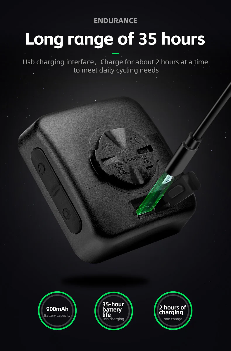 ROCKBROS Smart GPS Speedometer for MTB Road Bike IPX6 Waterproof Backlight Cycling Computer ABS Lightweight Wireless - Image 14