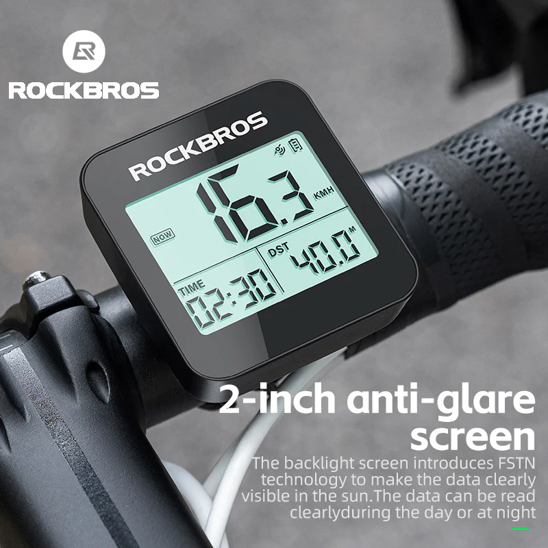 ROCKBROS Smart GPS Speedometer for MTB Road Bike IPX6 Waterproof Backlight Cycling Computer ABS Lightweight Wireless - Image 6