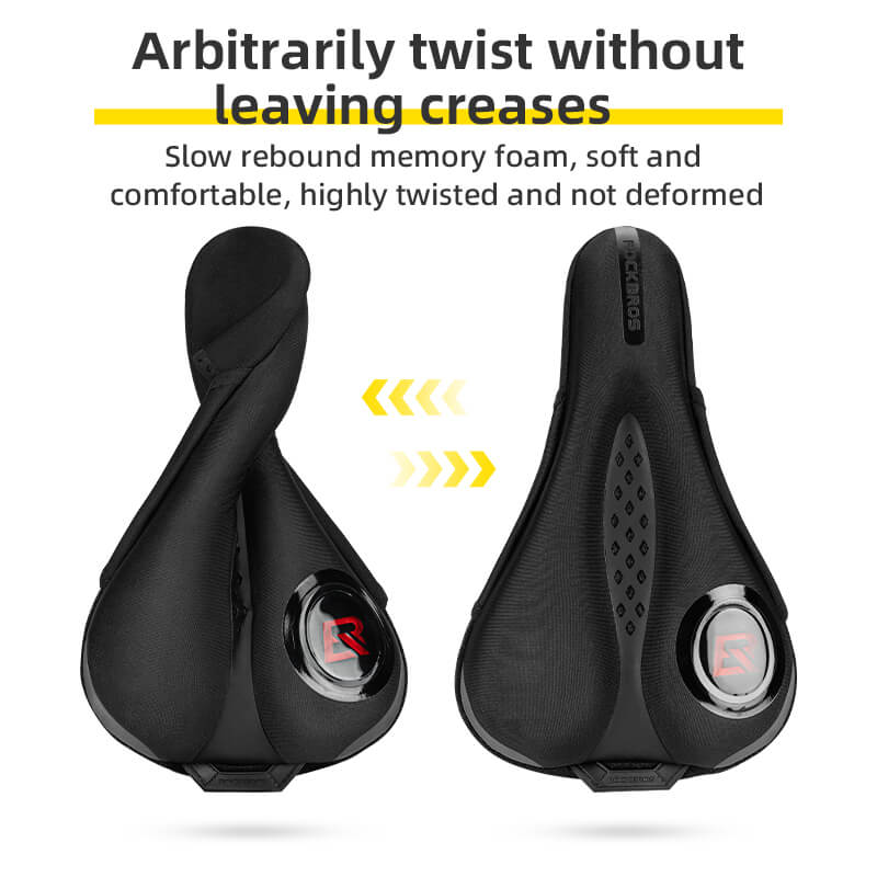 ROCKBROS Soft Bike Saddle Cover With LED Rear Light - Image 4