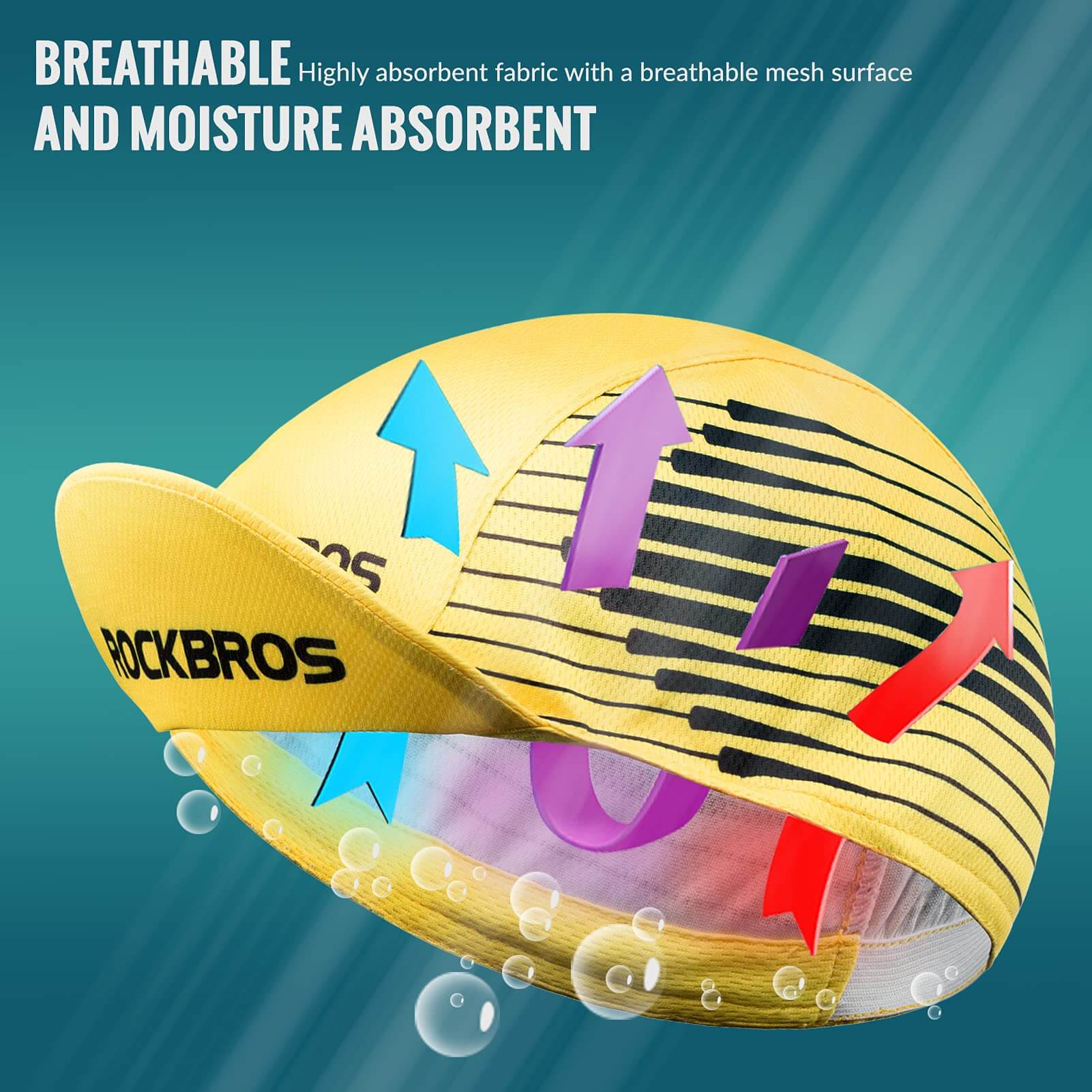ROCKBROS Sunproof Cycling Cap | Comfortable, Breathable, Multi-Use Hat - Image 11