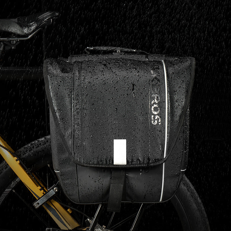 ROCKBROS Super Bicycle Pannier Bags in Black - Image 3