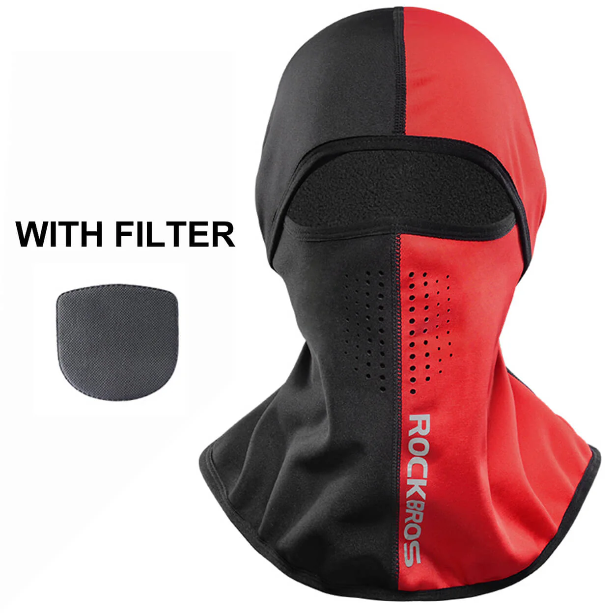 ROCKBROS Thermal Fleece Winter Balaclava Hat with Airholes, Windproof Helmet - Image 3