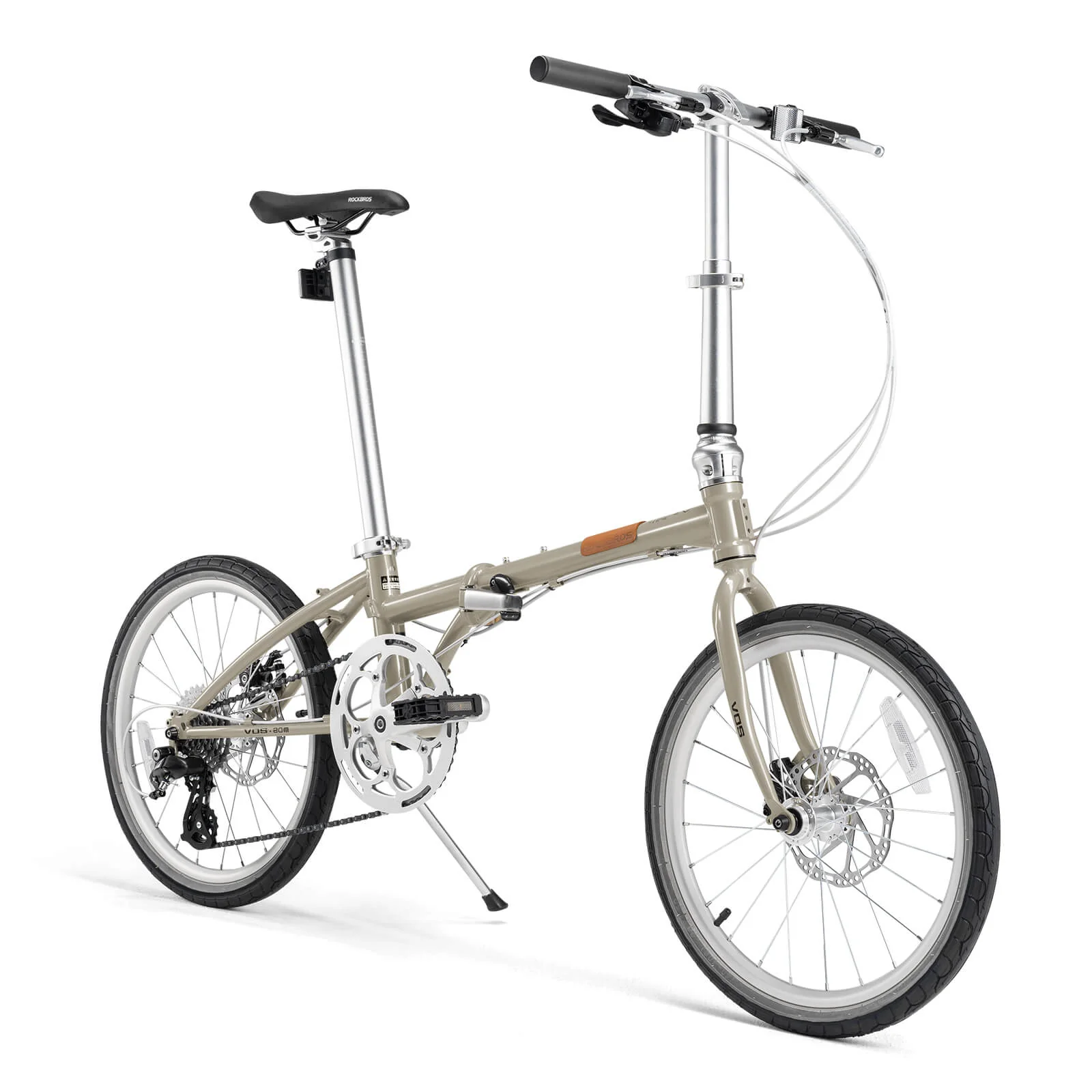 ROCKBROS VDS 20 Inch Folding Bike 8 Speed 11-32T Cassette Disc Brake - Image 20
