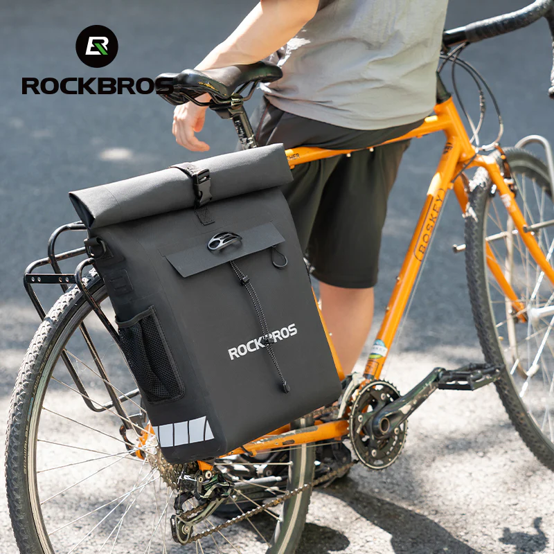 ROCKBROS Waterproof Bicycle Bike Rear Rack Bag Cycling Travel Trunk Bag 18L - Image 10