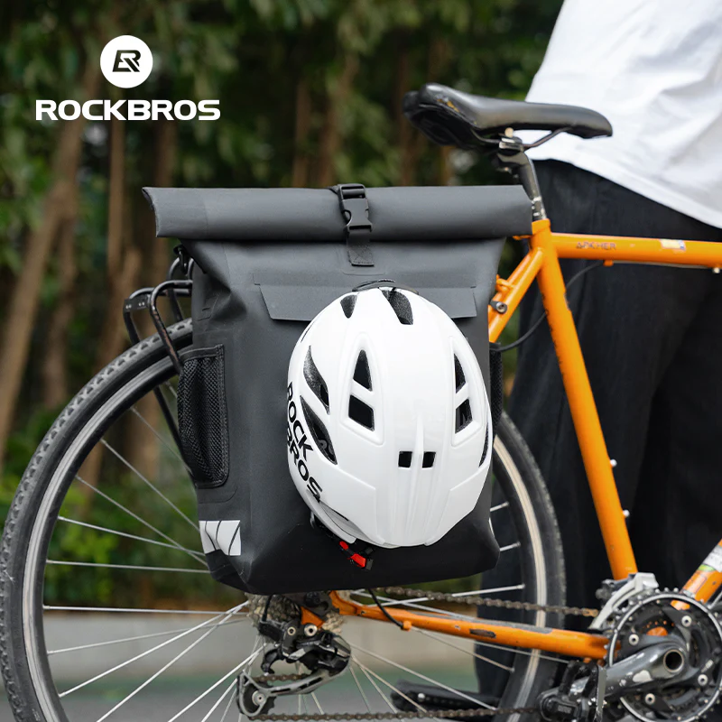 ROCKBROS Waterproof Bicycle Bike Rear Rack Bag Cycling Travel Trunk Bag 18L - Image 11