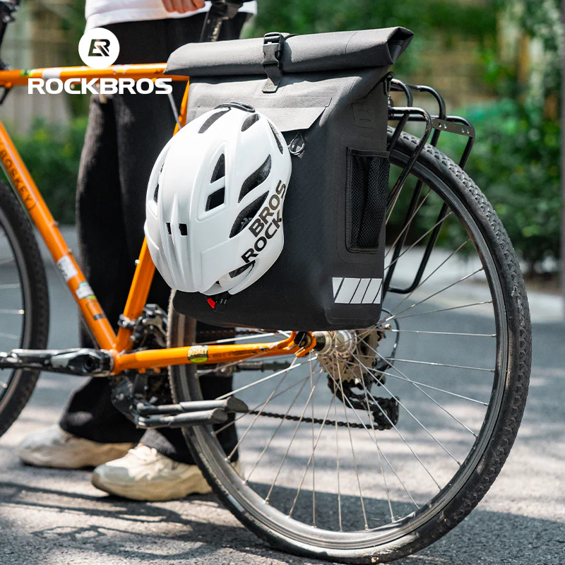 ROCKBROS Waterproof Bicycle Bike Rear Rack Bag Cycling Travel Trunk Bag 18L - Image 12