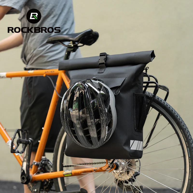 ROCKBROS Waterproof Bicycle Bike Rear Rack Bag Cycling Travel Trunk Bag 18L - Image 8