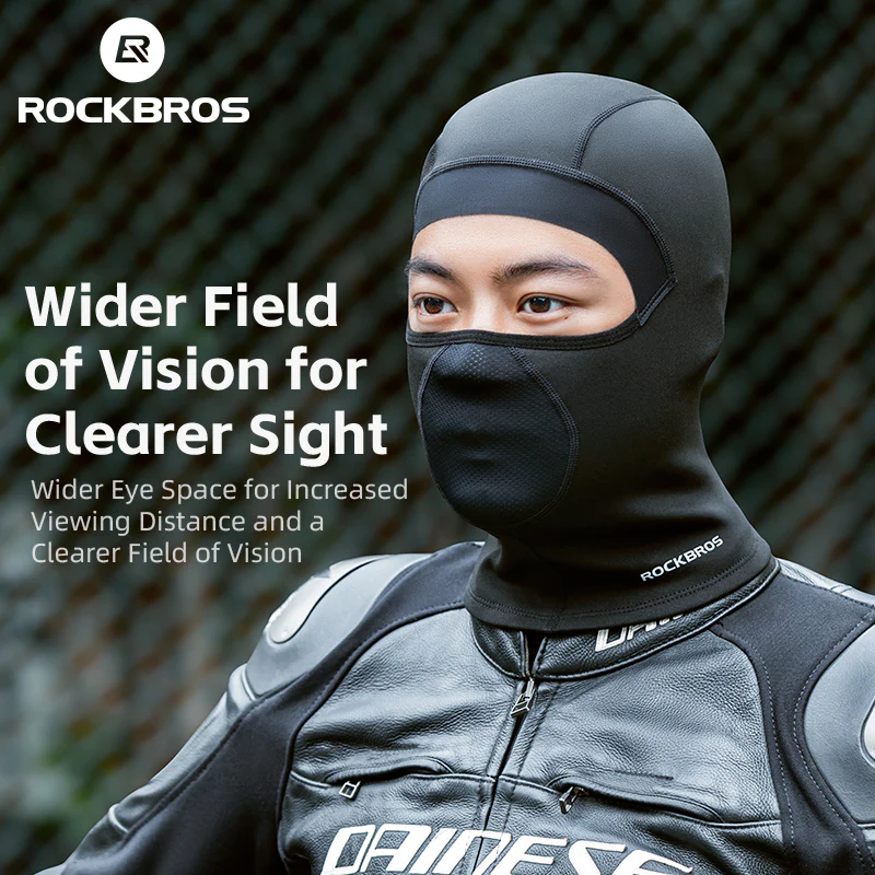 ROCKBROS Winter Thermal Cycling Balaclava Face Mask Breathable Elastic Headgear - Image 3