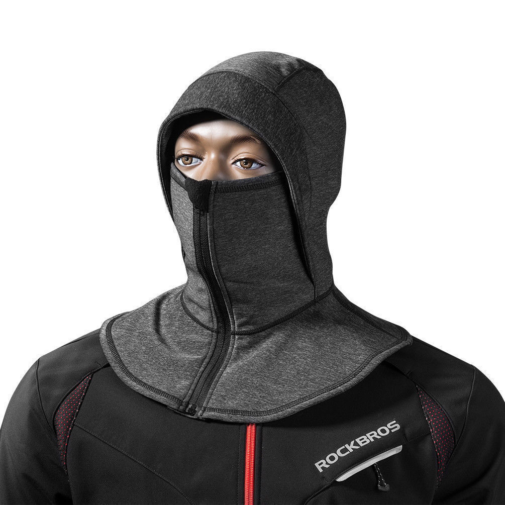 ROCKBROS Winter Thermal Fleece Ski Masks Full Face Windproof Cycling Headgears - Image 5