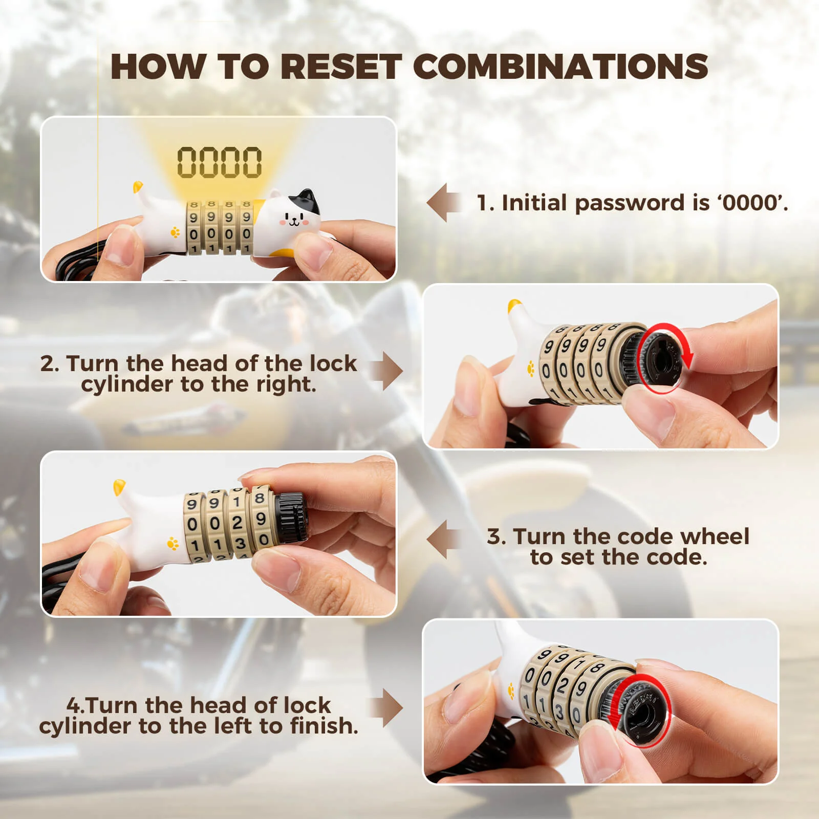 SafeCat Mini Combination Lock 4-Digit - Image 12
