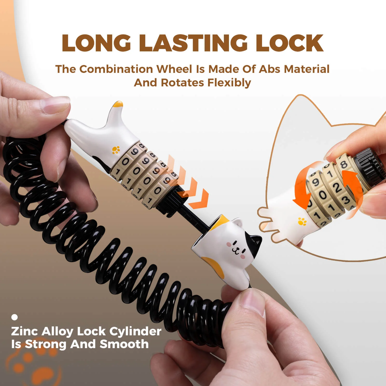 SafeCat Mini Combination Lock 4-Digit - Image 2