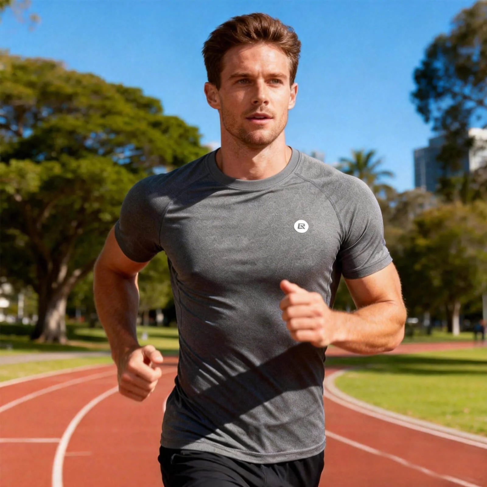 Short Sleeve Cycling Base Layer Moisture Wicking Training Top - Image 2