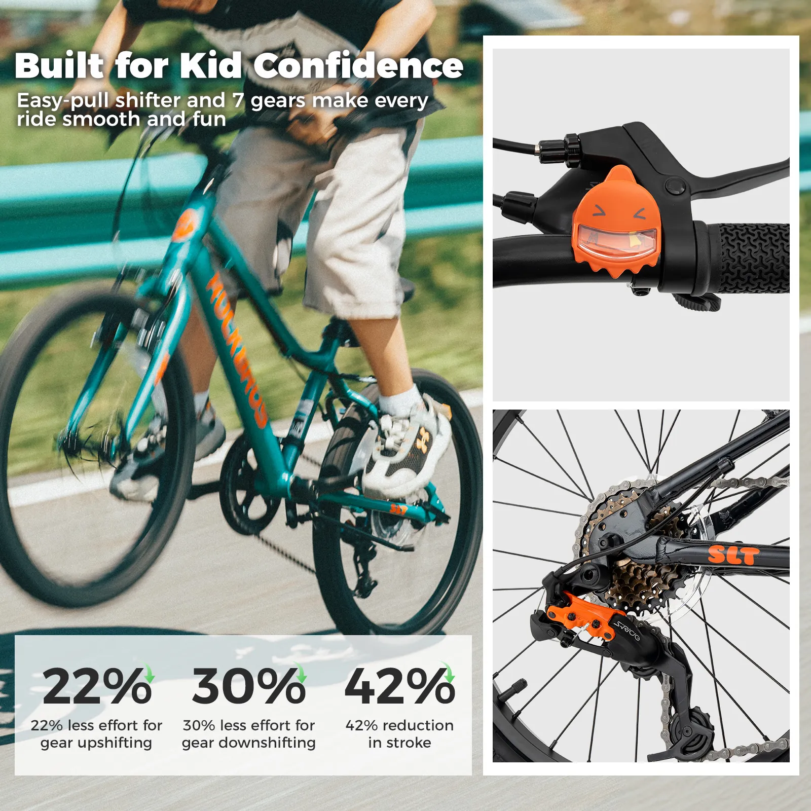 SLT 20 Inch Kids MTB Bike Unisex - Image 13