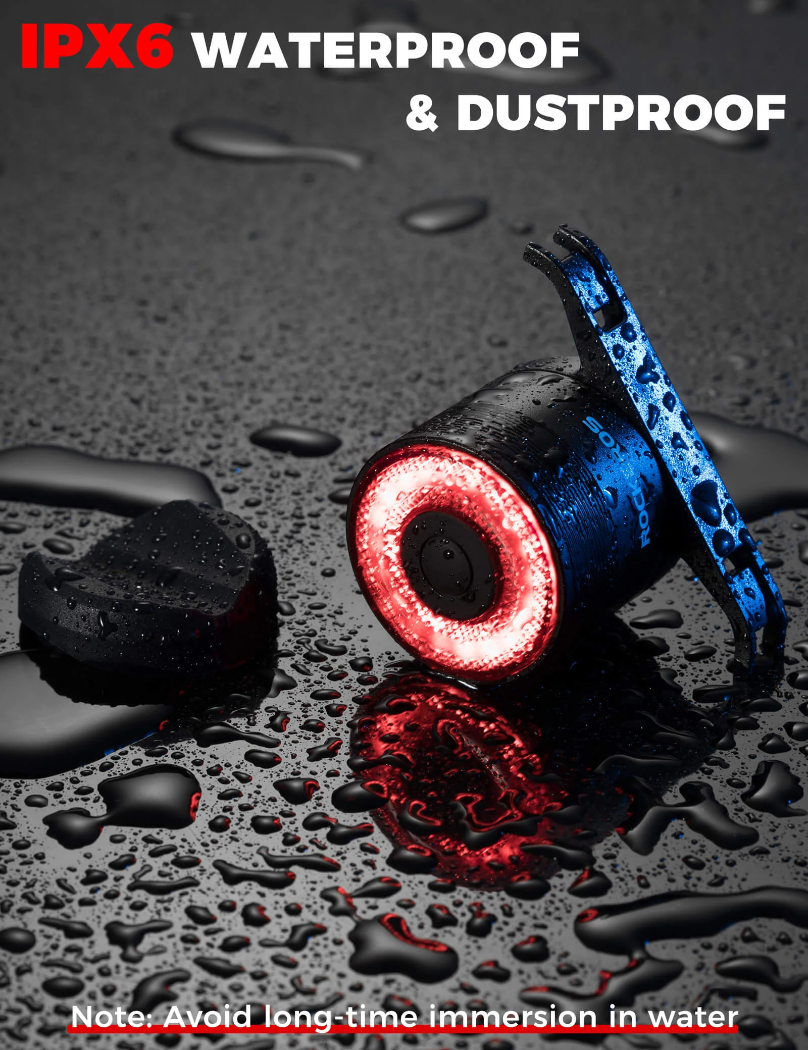 Smart Bike Rear Light Brake-Sensing Lightweight Safety Tail Light Q3 - Image 6