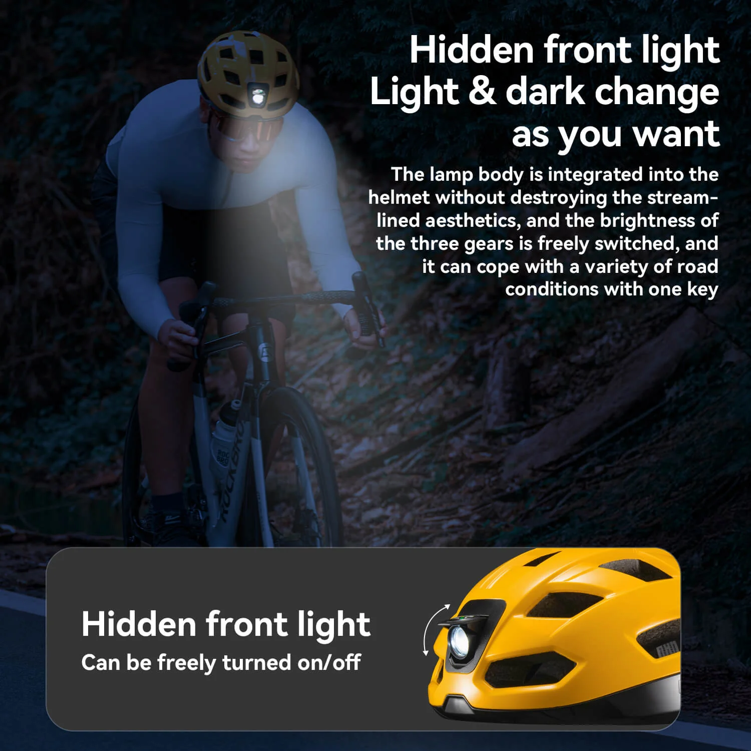 Smart Dual-Light Bike Helmet with Remote - Image 10