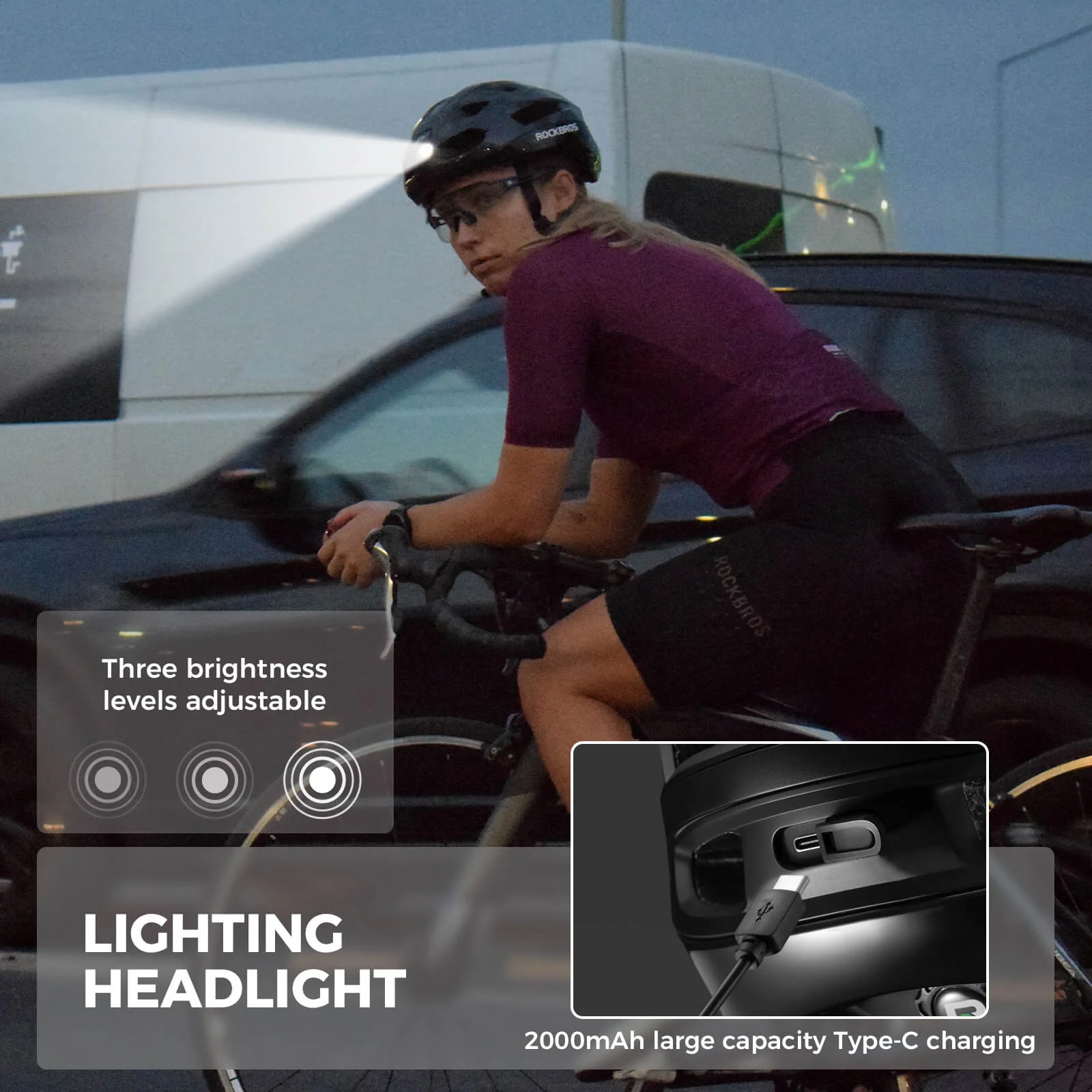 Smart Dual-Light Bike Helmet with Remote - Image 24