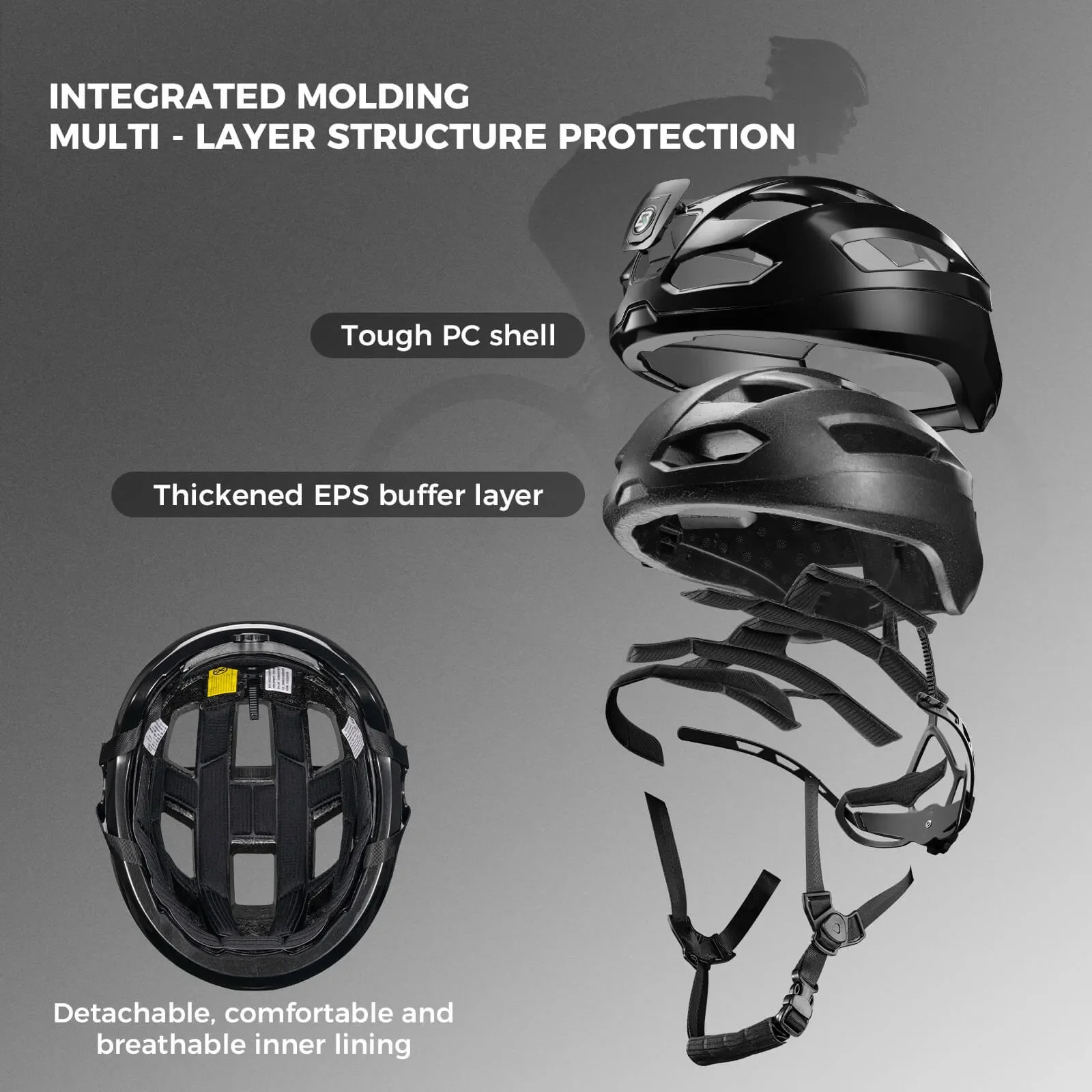 Smart Dual-Light Bike Helmet with Remote - Image 33