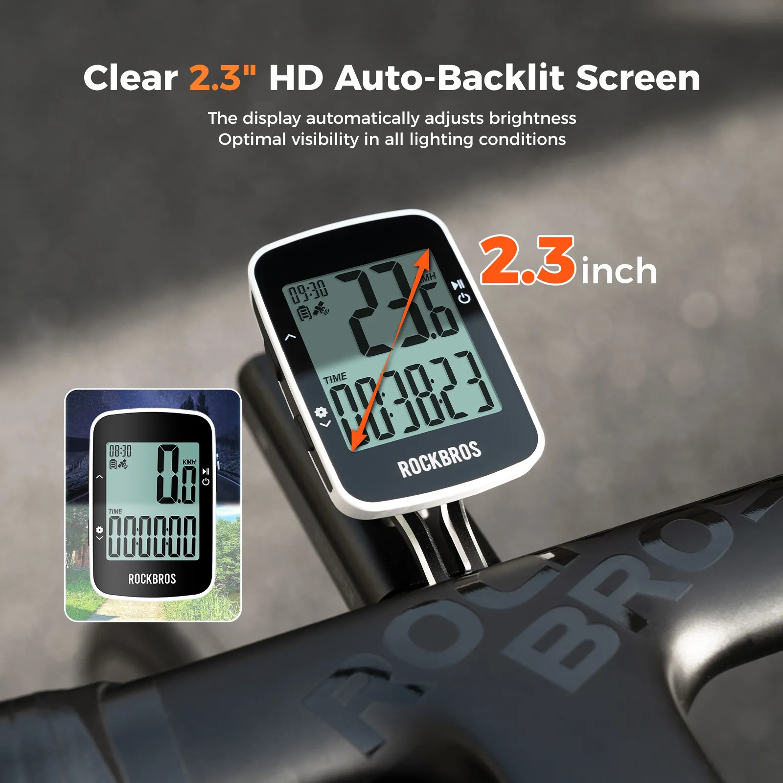 Smart GPS Bike Computer with Bluetooth Multi-Ride Data IPX7 Waterproof - Image 4