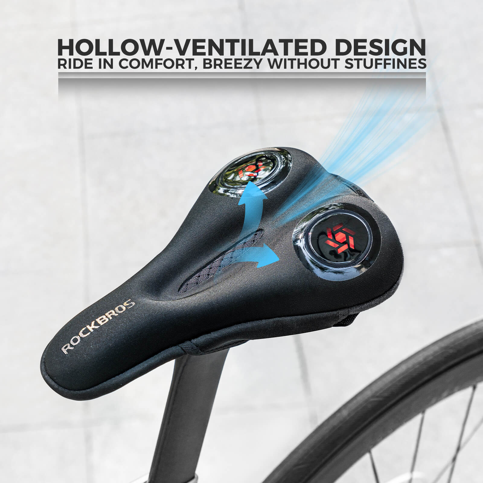 Soft Silicone Gel Bike Seat Cover Shockproof Saddle Cushion - Image 11