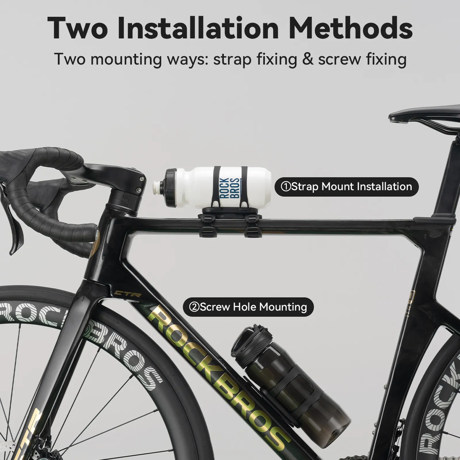 Strap-On Magnetic Bike Bottle Cage - Image 11