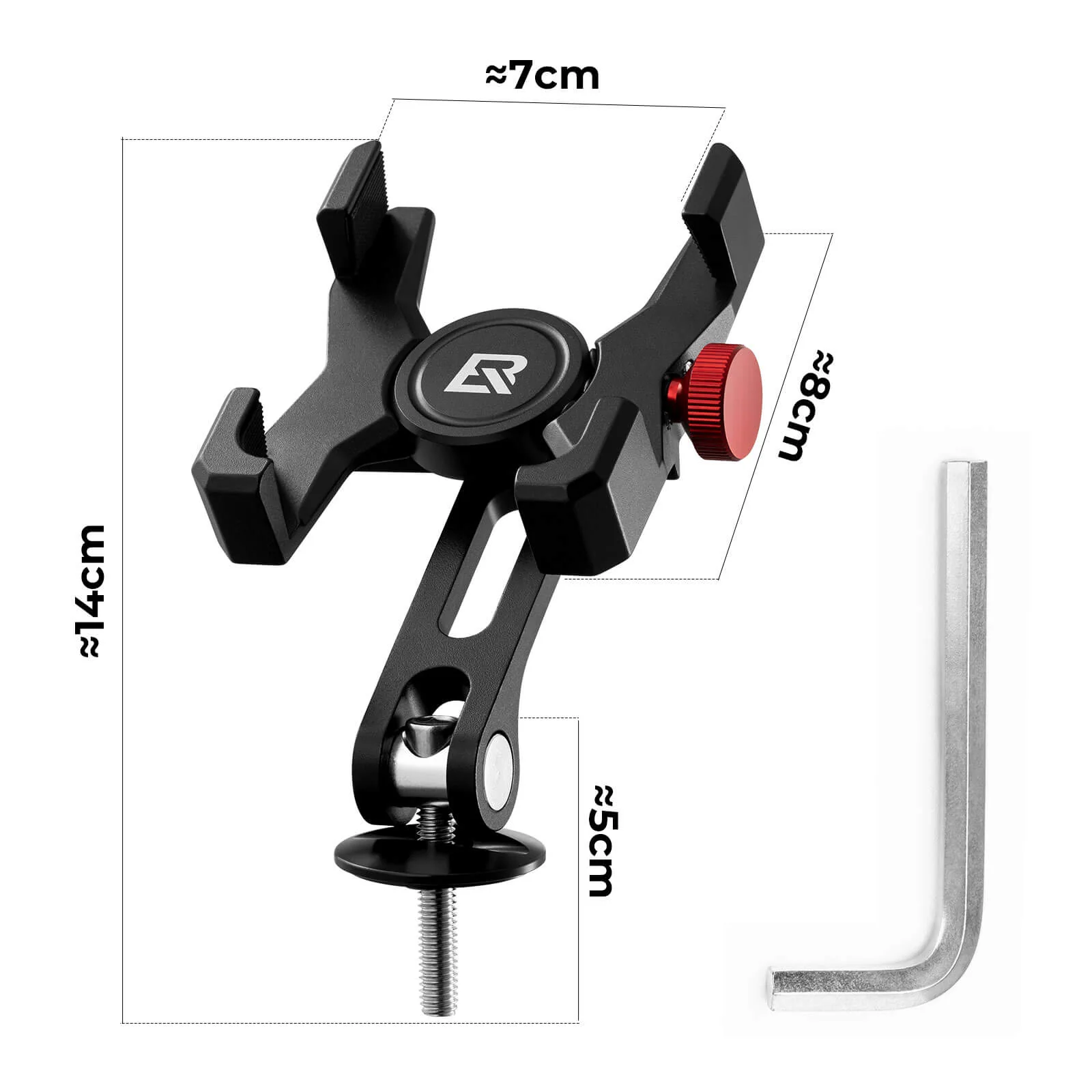 Sturdy Bike Phone Holder Universal Adjustable Design - Image 18