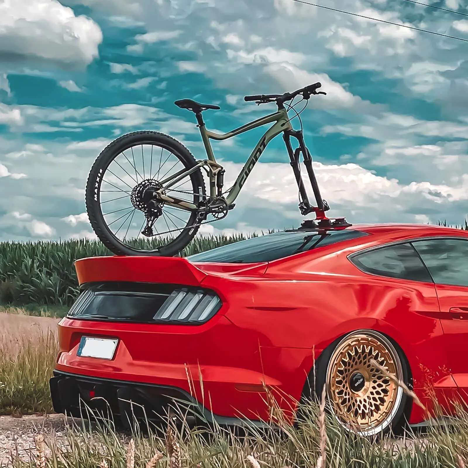 Suction Cup Car Roof Bike Rack Quick-Install Heavy Duty Mount for 1–3 Bikes - Image 16
