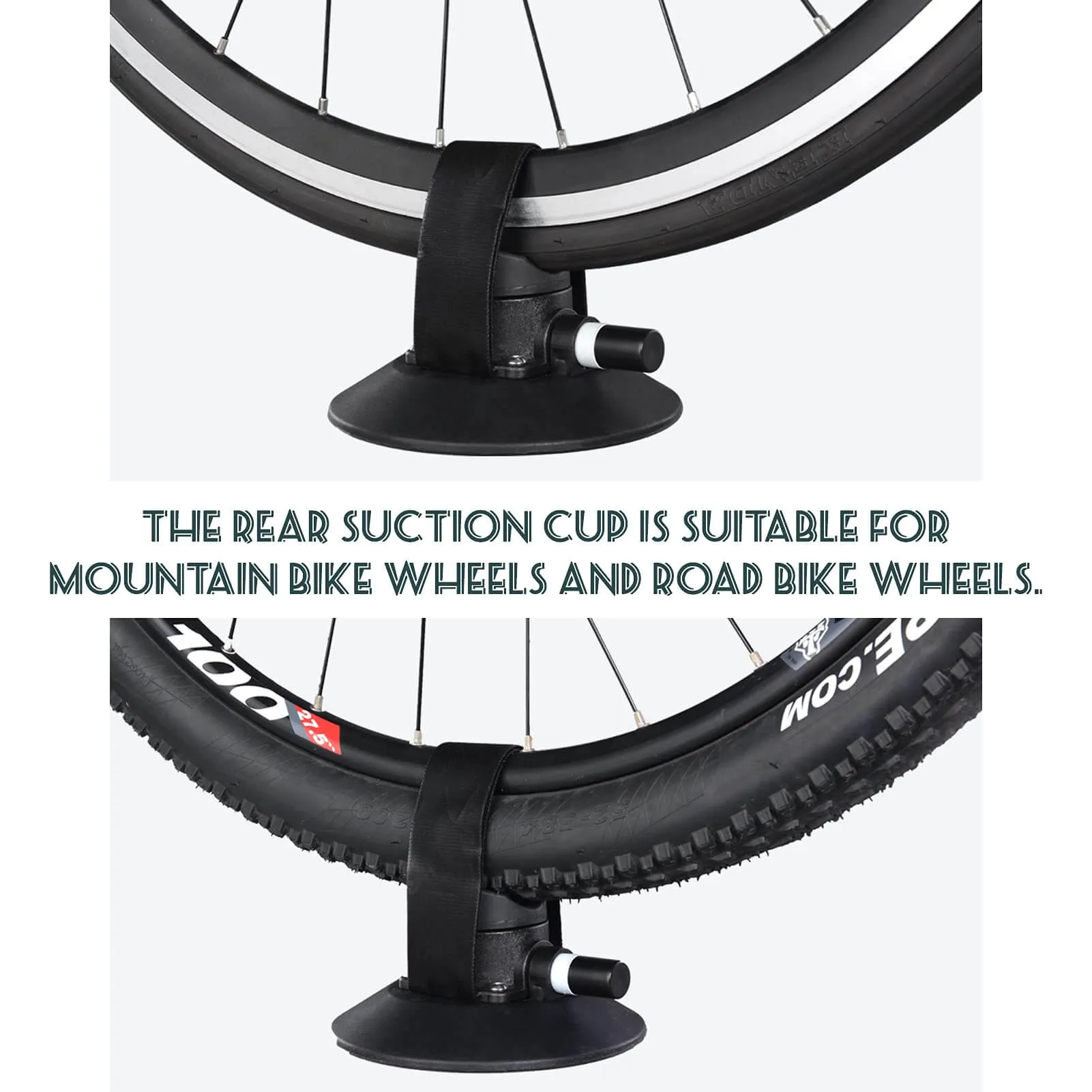 Suction Cup Car Roof Bike Rack Quick-Install Heavy Duty Mount for 1–3 Bikes - Image 4
