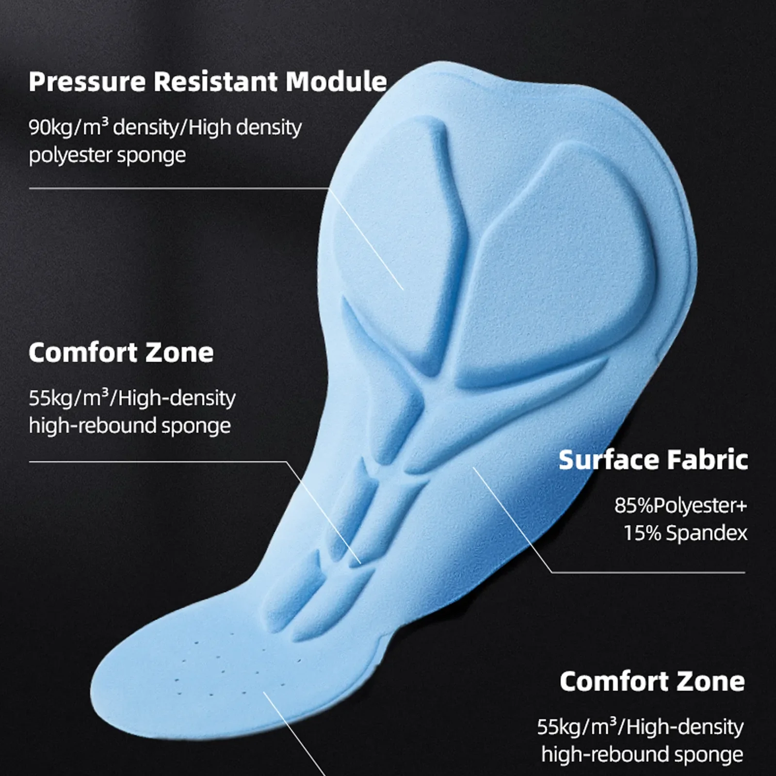 Thermal Cycling Bib Tights 3/4 Length Miller Series - Image 3