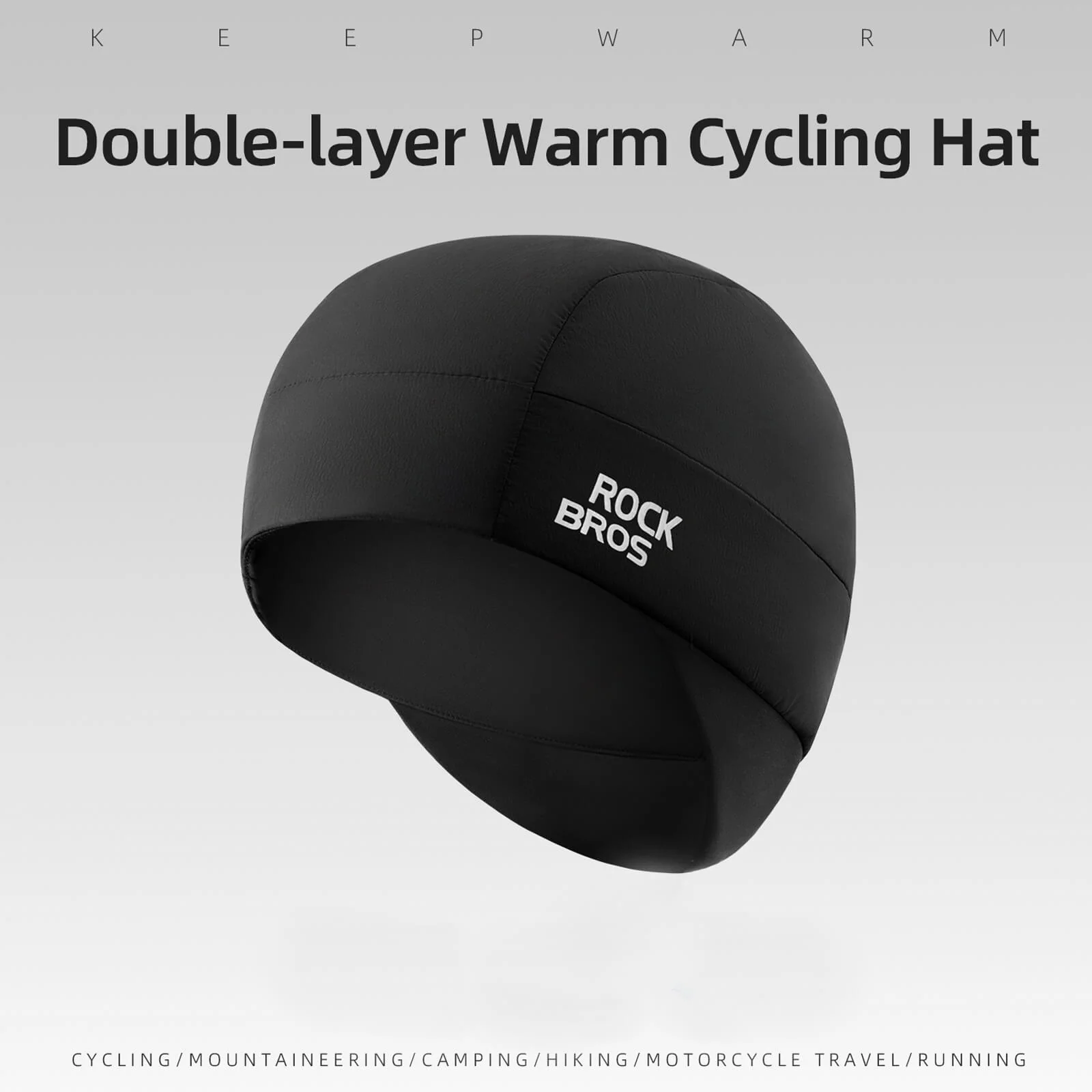 Thermal Cycling Skull Cap with Ear Flaps Unisex - Image 2