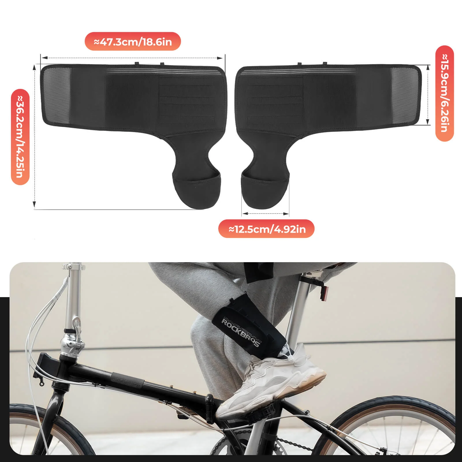 Thermal Motorcycle Cycling Shoe Covers Reusable Guard - Image 7