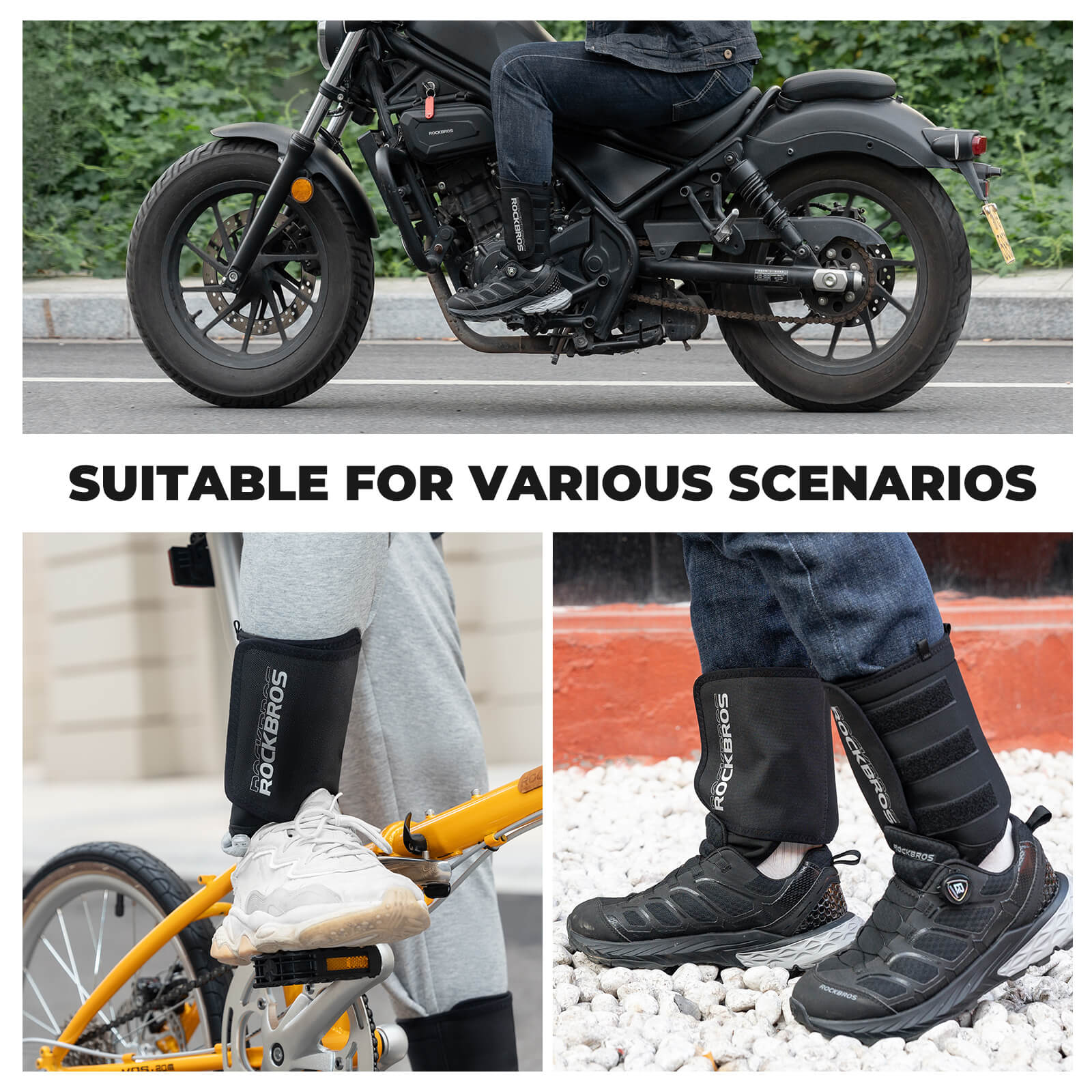 Thermal Motorcycle Cycling Shoe Covers Reusable Guard - Image 8
