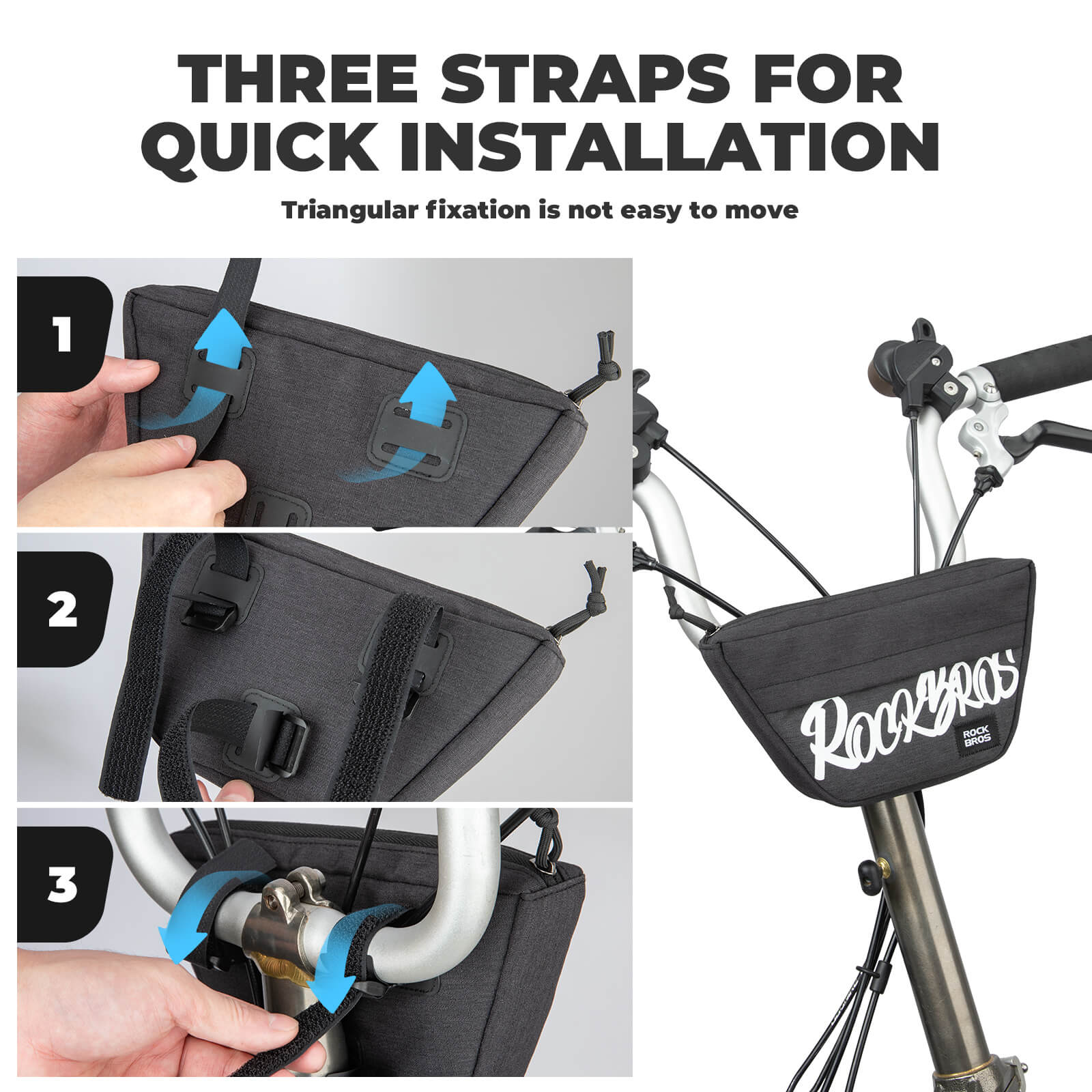 Trapezoid Bike Handlebar Bag Flash Painting Journey Series - Image 11