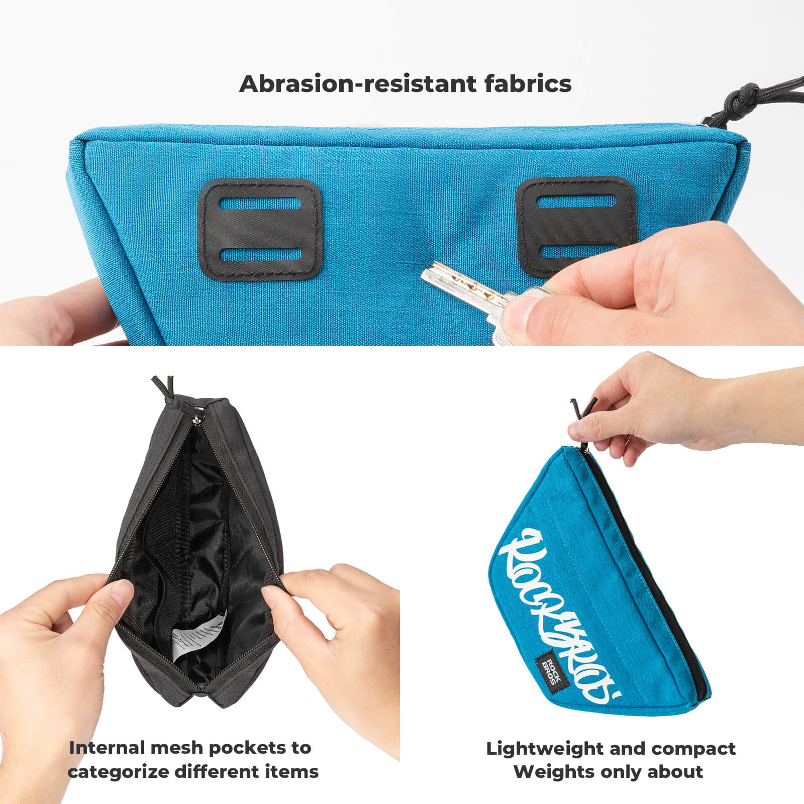 Trapezoid Bike Handlebar Bag Flash Painting Journey Series - Image 15