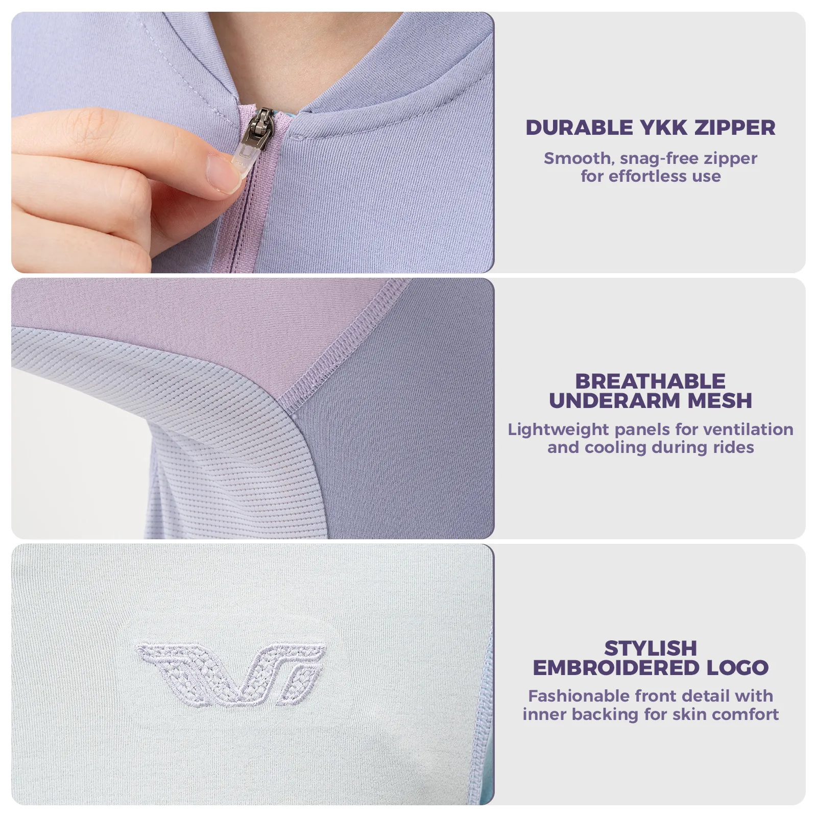 TVI Women's Long Sleeve Cycling Jersey Vibrant Ride - Image 15